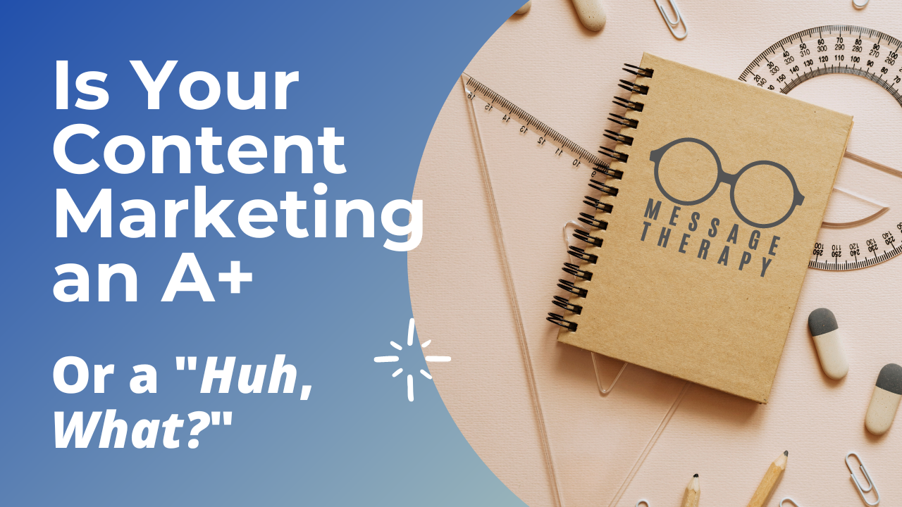 Is Your Content Marketing Score an A+ or a "Huh, What?" feature image